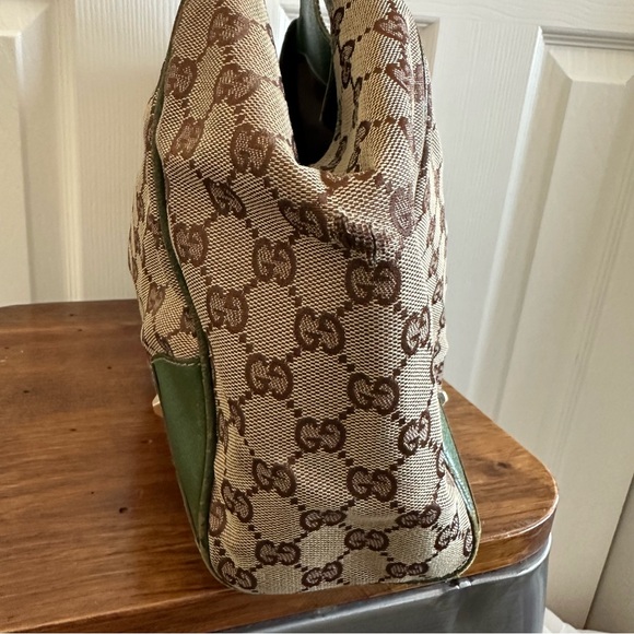 Gucci GG Canvas Nailhead Jackie Bardot Bag - Picture 12 of 16